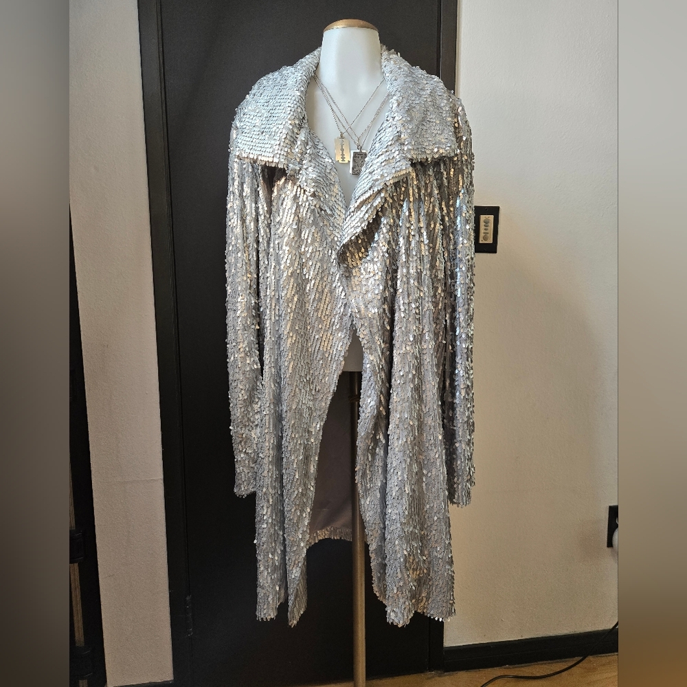 Silver coat